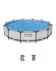 Zestaw basenowy Bestway® Steel Pro MAX™ Szary  – 3,66 m x 76 cm