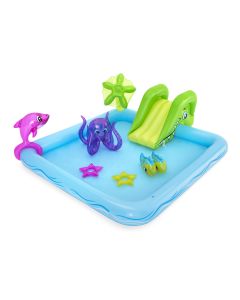 Bestway&reg; Fantastic Aquarium&trade; Nadmuchiwane Centrum Zabaw z basenem - 2,39m x 2,06m x 86cm
